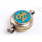 Kalacsakra és türkizes tibeti Om gao