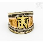 Réz gyűrű OM-mal, szélesebb