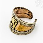 Réz gyűrű OM-mal, szélesebb