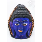 Buddha gipsz maszk, kék színű