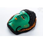 Buddha gipsz maszk, zöld színű