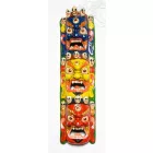 3 arcú Mahakala maszk fából
