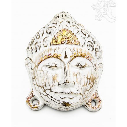 Buddha maszk színes - 20 cm