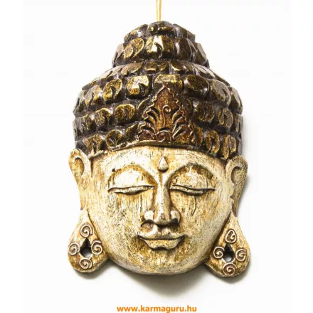 Buddha maszk színes - 20 cm