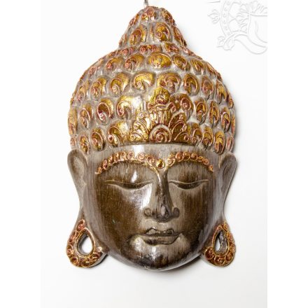 Buddha maszk színes - 25 cm