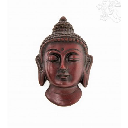 Kis Buddha maszk - vörös