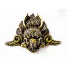 Garuda rezin maszk, vésett, 17 cm