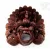 Faragott fa Barong maszk - 19 cm
