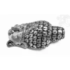 Buddha maszk fából faragott - 40 cm