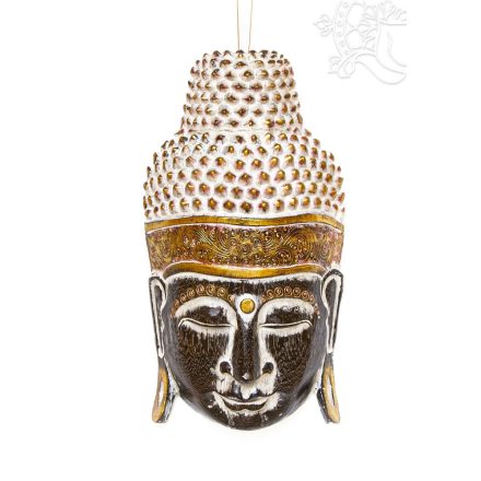 Buddha maszk fa faragott - 50 cm