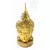 Buddha maszk fa faragott falra és asztalra - 50 cm