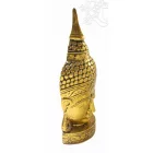 Buddha maszk fa faragott falra és asztalra - 50 cm