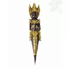 Bali istennő faragott fali dísz - 50 cm