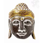 Buddha maszk fa faragott - 25 cm