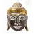 Buddha maszk fa faragott - 25 cm