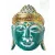 Buddha maszk fa faragott - 25 cm