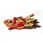 Mahakala maszk - kézműves ritkaság, 84 cm