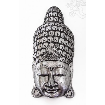 Buddha maszk fa faragott - 50 cm