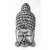 Buddha maszk fa faragott - 50 cm