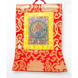 Mandala thanka jellegű falikép