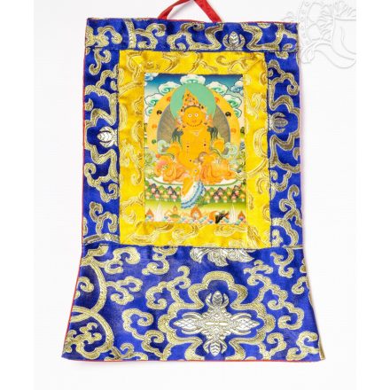 Zambala thanka jellegű falikép
