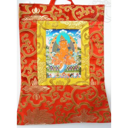 Zambala thanka jellegű falikép