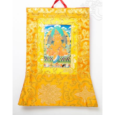 Zambala thanka jellegű falikép