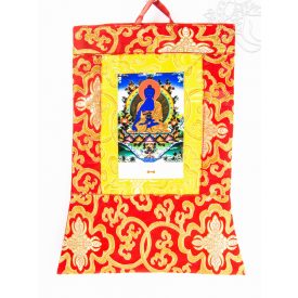 Gyógyító Buddha thanka jellegű falikép