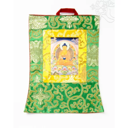 Shakyamuni Buddha thanka jellegű falikép