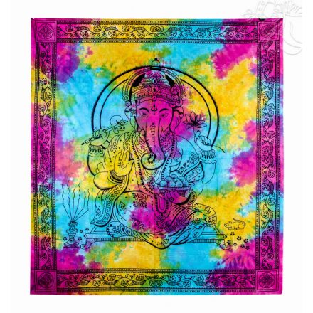 Ganesha falvédő, falidísz - színes 201x221