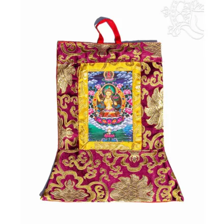 Manjushri thanka jellegű falikép