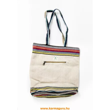 Himalájai kender bevásárlótáska, színes