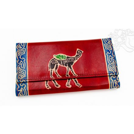 Színes, kinyitható pénztárca - bőr