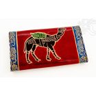 Színes, kinyitható pénztárca - bőr