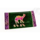 Színes, kinyitható pénztárca - bőr