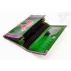 Színes, kinyitható pénztárca - bőr