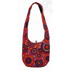 Színes mandalás bevásárlótáska - hímzett