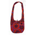 Színes mandalás bevásárlótáska - hímzett