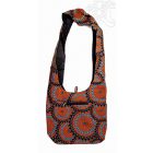 Színes mandalás bevásárlótáska - hímzett