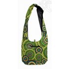 Színes mandalás bevásárlótáska - hímzett