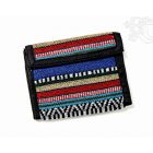 Színes csíkos nepáli pénztárca - közepes