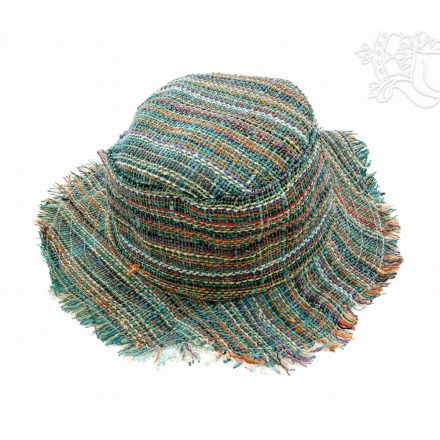 Kender (Hemp) kalap rusztikus stílusban - 34 cm