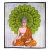 Buddha mandala ágytakaró, falidísz - kék, 200x230 cm