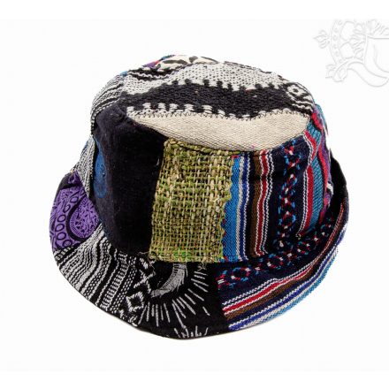 Egyedi mintás patchwork kalap