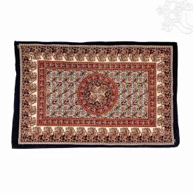 Virágmintás textil ágytakaró – 135x200 cm