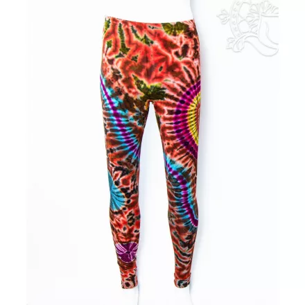 Batikolt mintás rugalmas leggings