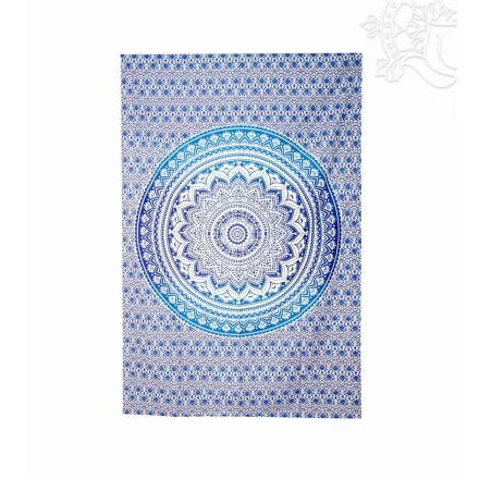 Mandala mintás ágytakaró/falidísz – 132 × 215 cm