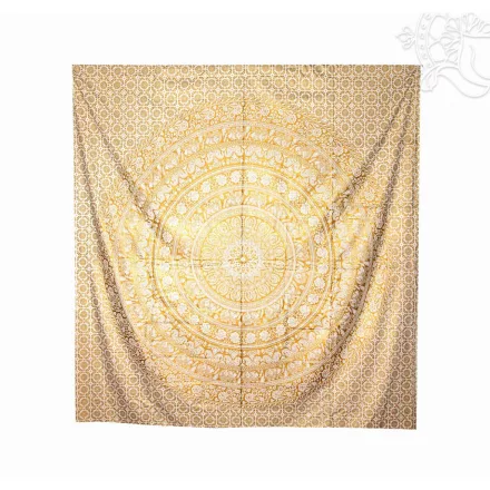 Mandala és elefánt mintás ágytakaró/falidísz – 110 × 235 cm