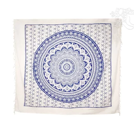 Rojtos, mandala mintás ágytakaró/falidísz – 198 × 242 cm