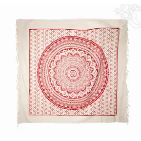   Rojtos, mandala mintás ágytakaró/falidísz – 198 × 242 cm
